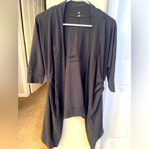 Lululemon Women’s Waterfall Black Cardigan‎